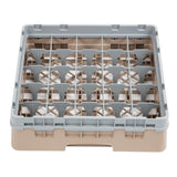 Cambro Camrack Beige 25 Compartments Max Glass Height 92mm JD Catering Equipment Solutions Ltd