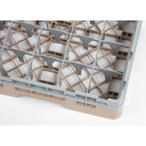 Cambro Camrack Beige 25 Compartments Max Glass Height 92mm JD Catering Equipment Solutions Ltd