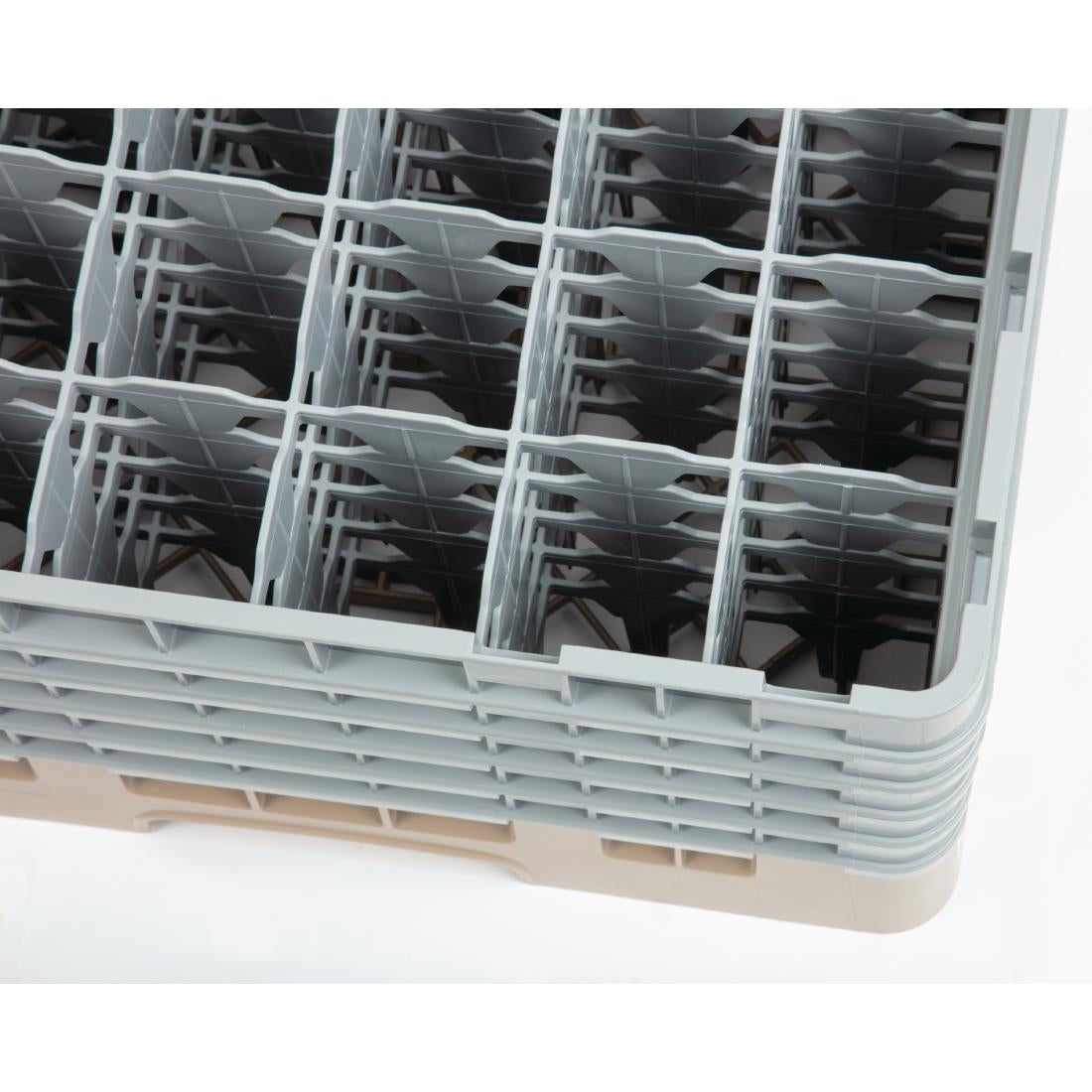 Cambro Camrack Beige 36 Compartments Max Glass Height 257mm JD Catering Equipment Solutions Ltd