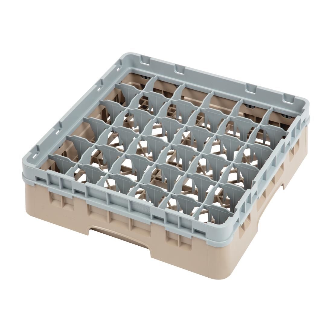 Cambro Camrack Beige 36 Compartments Max Glass Height 92mm JD Catering Equipment Solutions Ltd