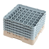 Cambro Camrack Beige 49 Compartments Max Glass Height 257mm JD Catering Equipment Solutions Ltd