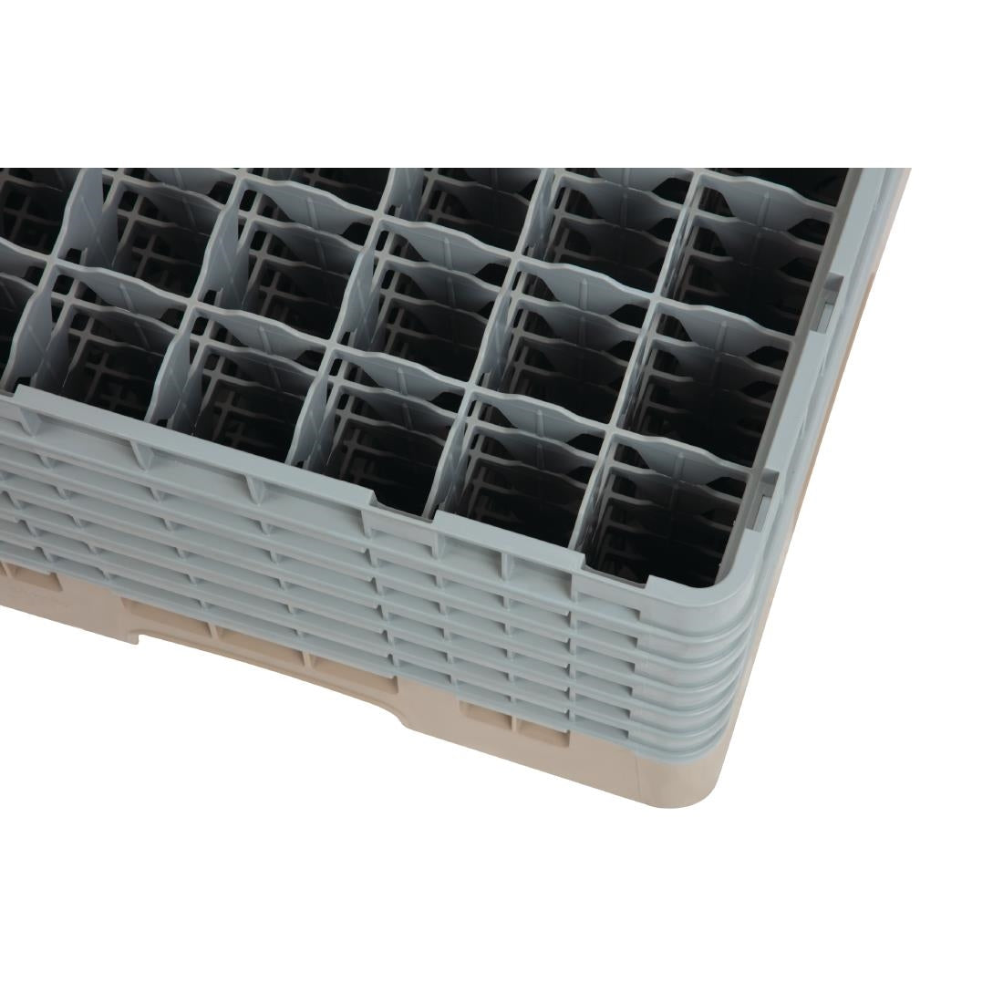 Cambro Camrack Beige 49 Compartments Max Glass Height 298mm JD Catering Equipment Solutions Ltd