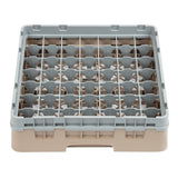 Cambro Camrack Beige 49 Compartments Max Glass Height 92mm JD Catering Equipment Solutions Ltd