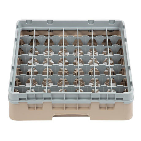 Cambro Camrack Beige 49 Compartments Max Glass Height 92mm JD Catering Equipment Solutions Ltd