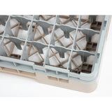 Cambro Camrack Beige 49 Compartments Max Glass Height 92mm JD Catering Equipment Solutions Ltd