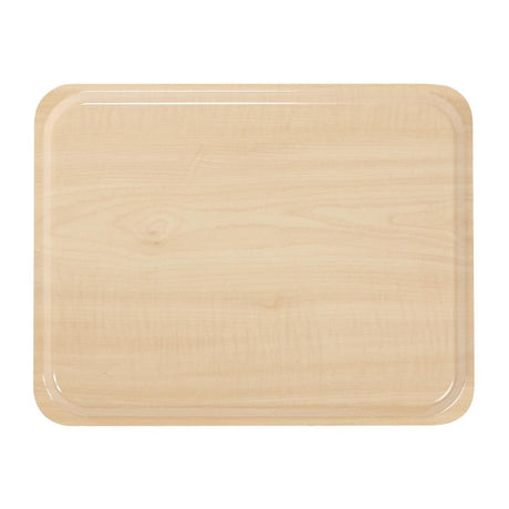 Cambro Capri Laminate Canteen Tray Birch 460mm JD Catering Equipment Solutions Ltd