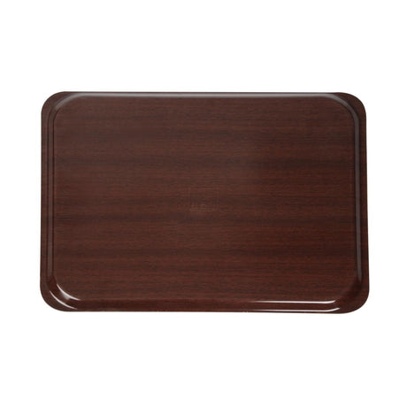 Cambro Capri Laminate Canteen Tray Mahogany 460mm JD Catering Equipment Solutions Ltd