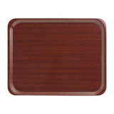 Cambro Capri Laminate Canteen Tray Mahogany 460mm JD Catering Equipment Solutions Ltd