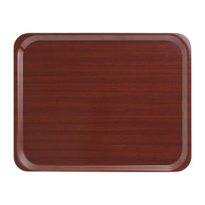 Cambro Capri Laminate Canteen Tray Mahogany 460mm JD Catering Equipment Solutions Ltd