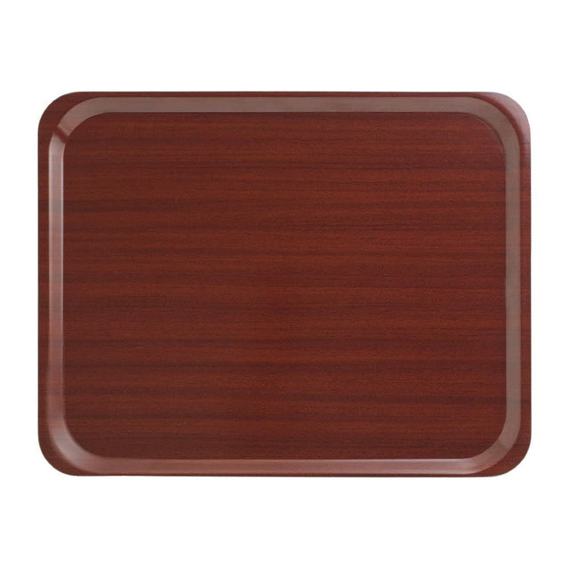 Cambro Capri Laminate Canteen Tray Mahogany 460mm JD Catering Equipment Solutions Ltd