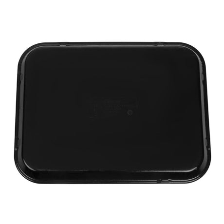 Cambro EpicTread Fibreglass Rectangular Non-Slip Tray Black 350mm JD Catering Equipment Solutions Ltd