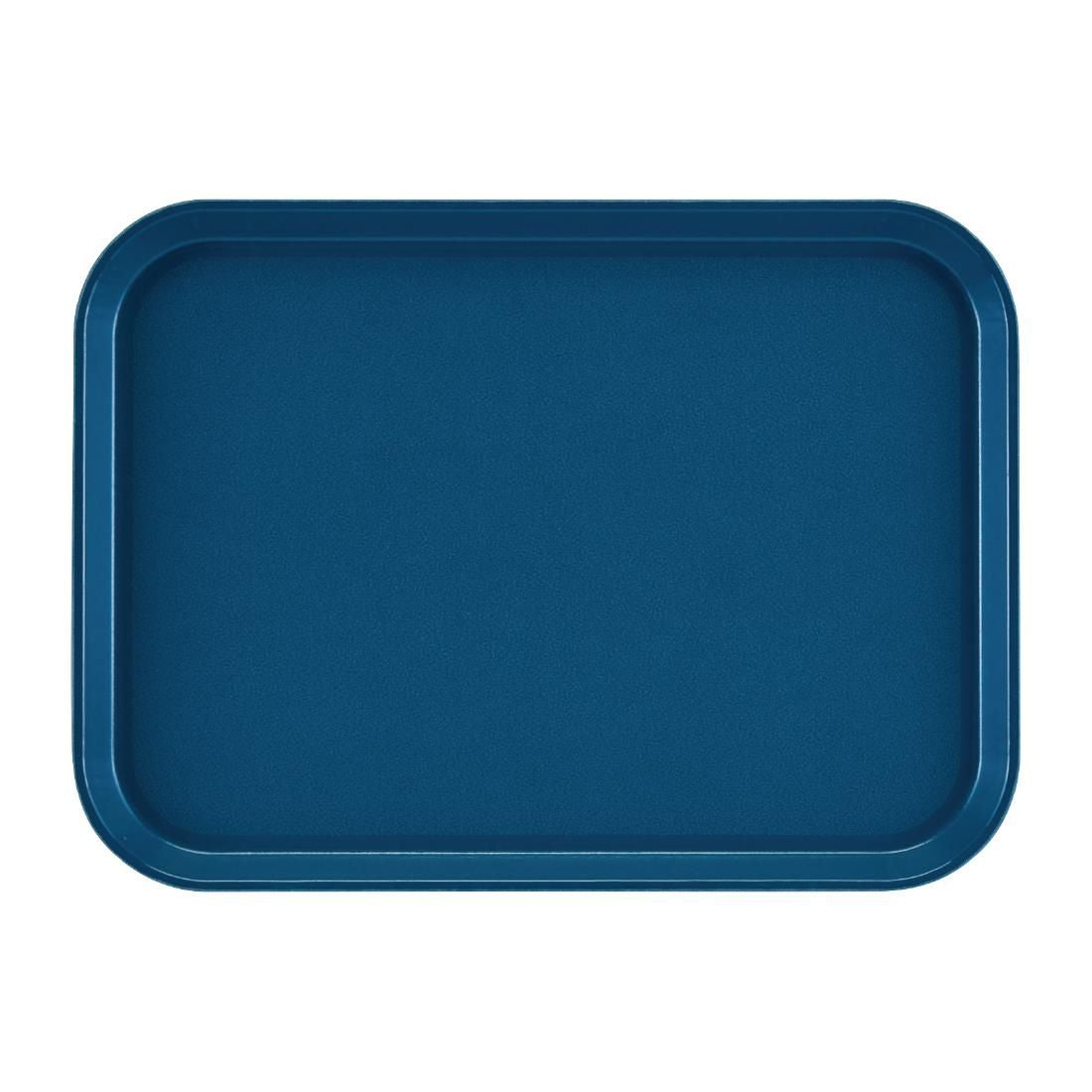 Cambro EpicTread Fibreglass Rectangular Non-Slip Tray Blue 350mm JD Catering Equipment Solutions Ltd