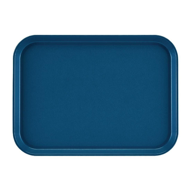 Cambro EpicTread Fibreglass Rectangular Non-Slip Tray Blue 350mm JD Catering Equipment Solutions Ltd