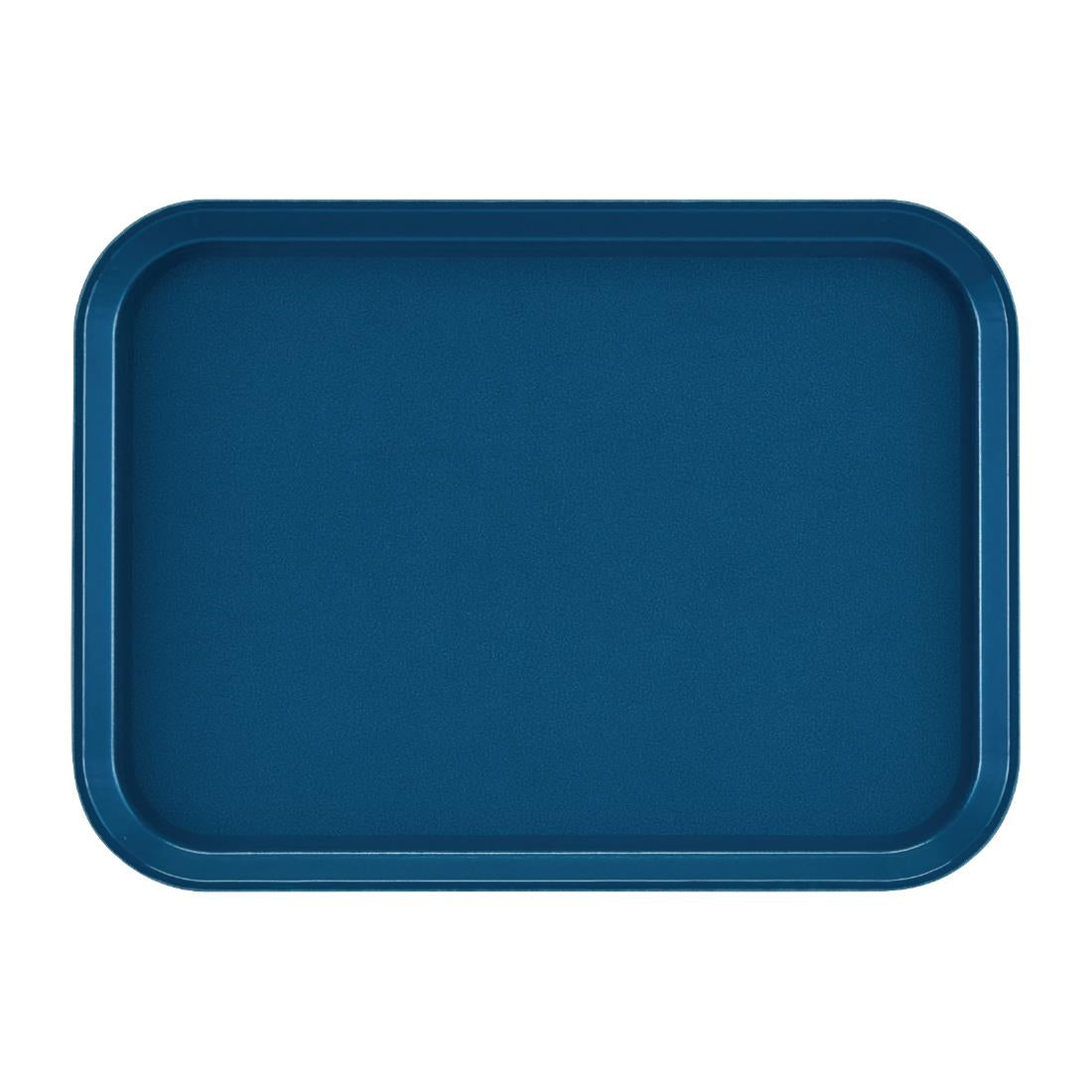 Cambro EpicTread Fibreglass Rectangular Non-Slip Tray Blue 350mm JD Catering Equipment Solutions Ltd