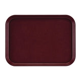 Cambro EpicTread Fibreglass Rectangular Non-Slip Tray Burgundy 415mm JD Catering Equipment Solutions Ltd