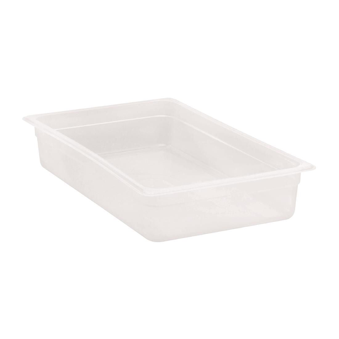 Cambro Polypropylene 1/1 Gastronorm Food Pan 100mm DW500 JD Catering Equipment Solutions Ltd