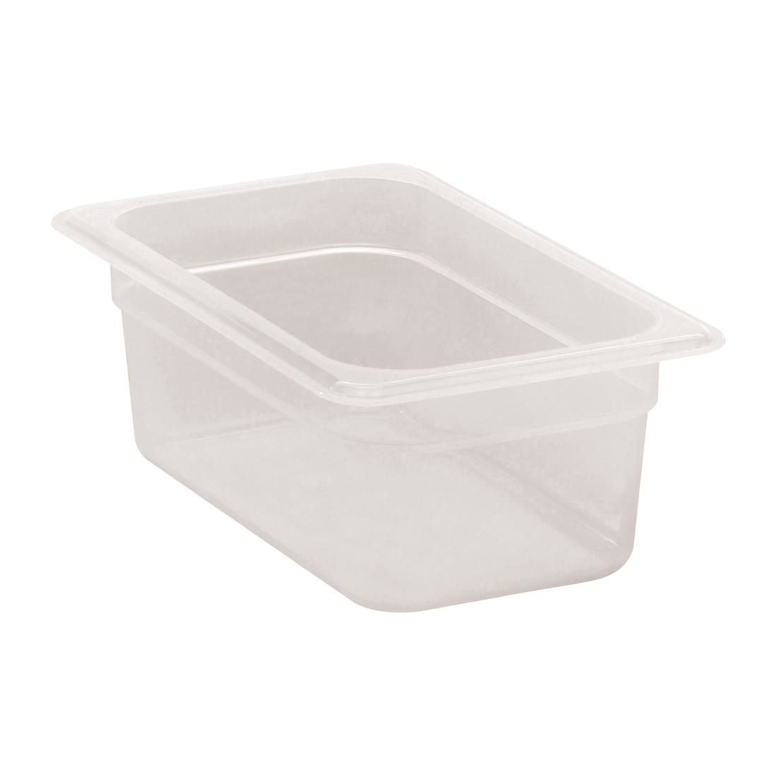 Cambro Polypropylene 1/4 Gastronorm Food Pan 100mm JD Catering Equipment Solutions Ltd