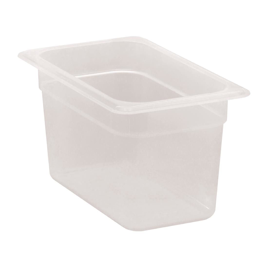 Cambro Polypropylene 1/4 Gastronorm Food Pan 150mm JD Catering Equipment Solutions Ltd