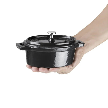 Y264 Cast Iron Oval Mini Pot - JD Catering Equipment Solutions Ltd