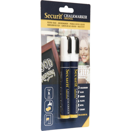 Chalk Markers White (Pack of 2) JD Catering Equipment Solutions Ltd