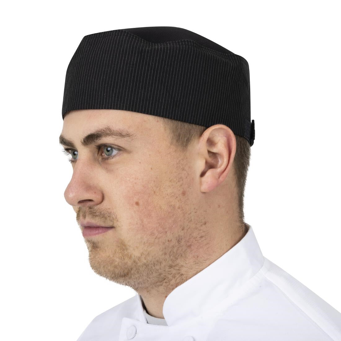 Chef Works Cool Vent Pinstripe Beanie Hat JD Catering Equipment Solutions Ltd