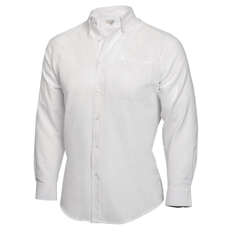 Chef Works Oxford Button Down Collar Shirt White JD Catering Equipment Solutions Ltd