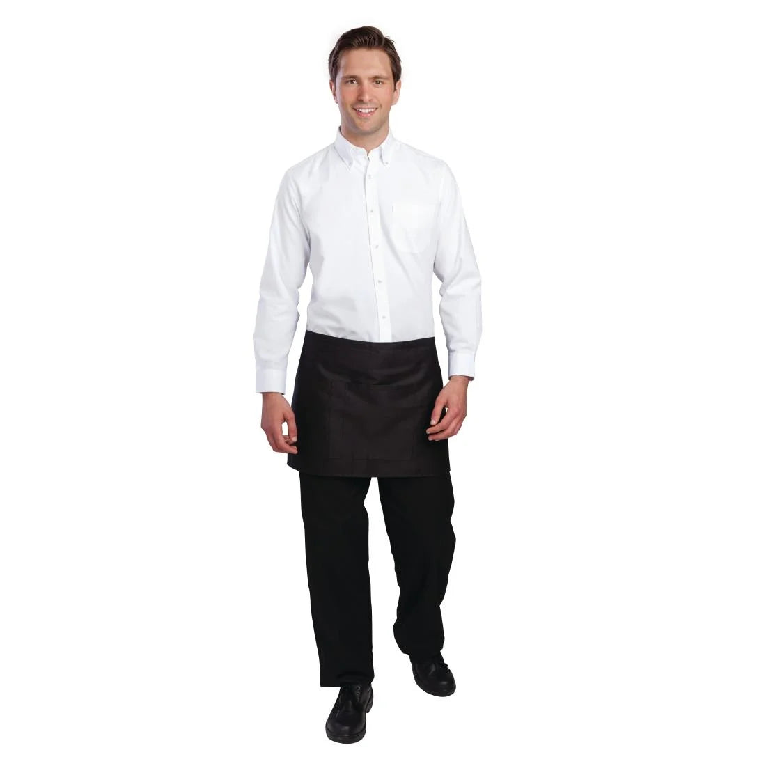 Chef Works Oxford Button Down Collar Shirt White JD Catering Equipment Solutions Ltd