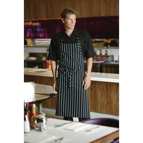 Chef Works Premium Woven Bib Apron JD Catering Equipment Solutions Ltd