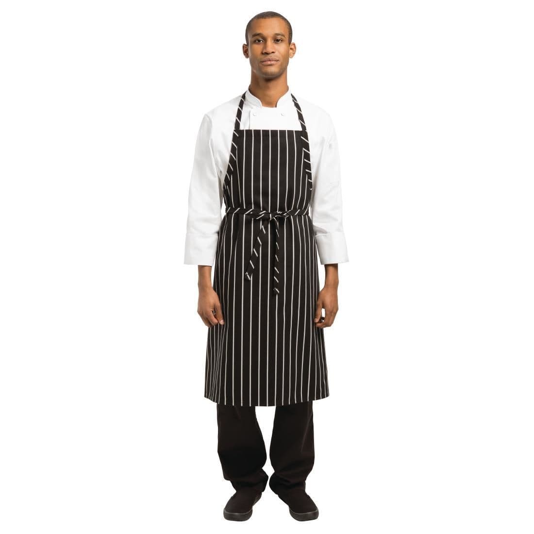 Chef Works Premium Woven Bib Apron JD Catering Equipment Solutions Ltd
