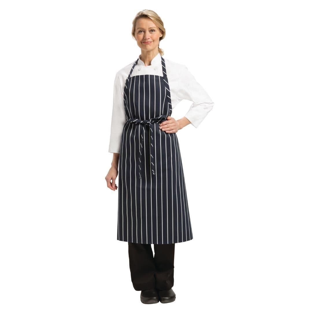 Chef Works Premium Woven Bib Apron JD Catering Equipment Solutions Ltd