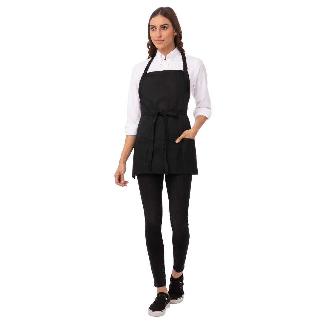 Chef Works Three Pocket Bib Apron JD Catering Equipment Solutions Ltd