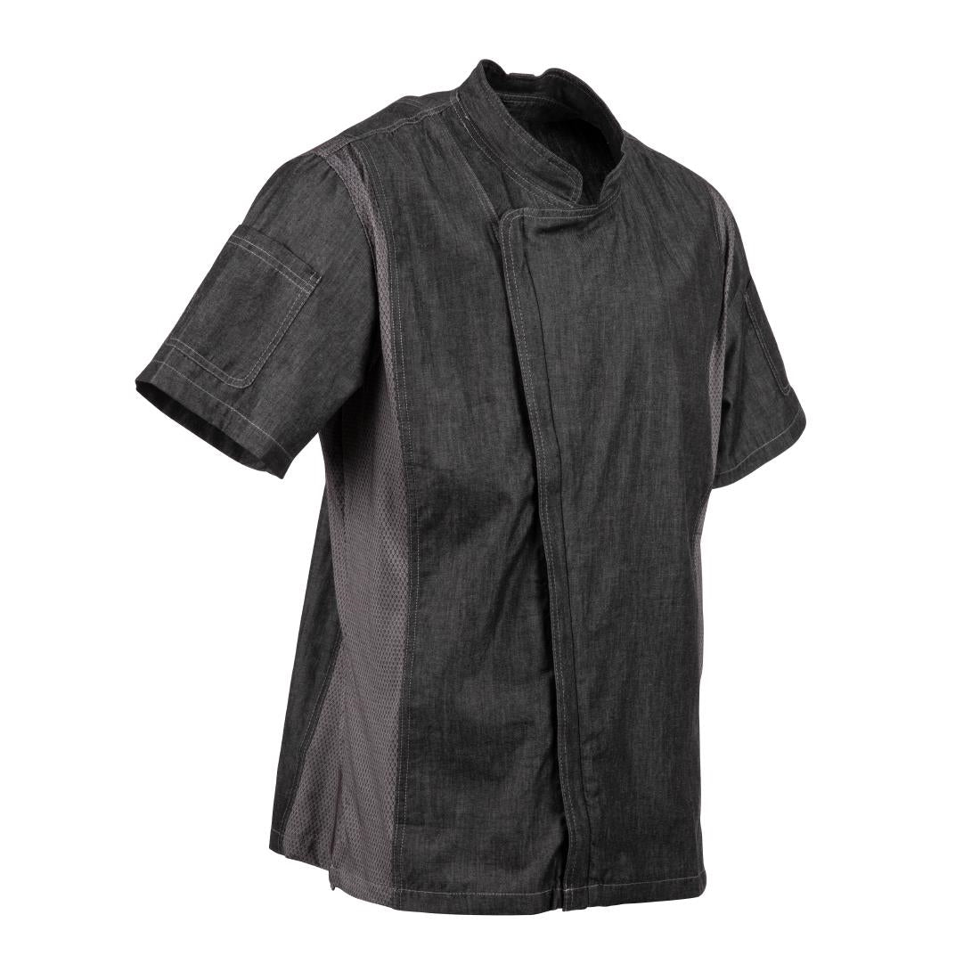 Chef Works Urban Delancey Short Sleeve Denim Chefs Jacket JD Catering Equipment Solutions Ltd