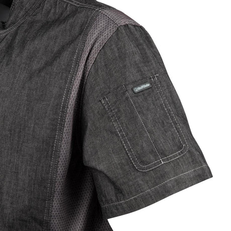 Chef Works Urban Delancey Short Sleeve Denim Chefs Jacket JD Catering Equipment Solutions Ltd