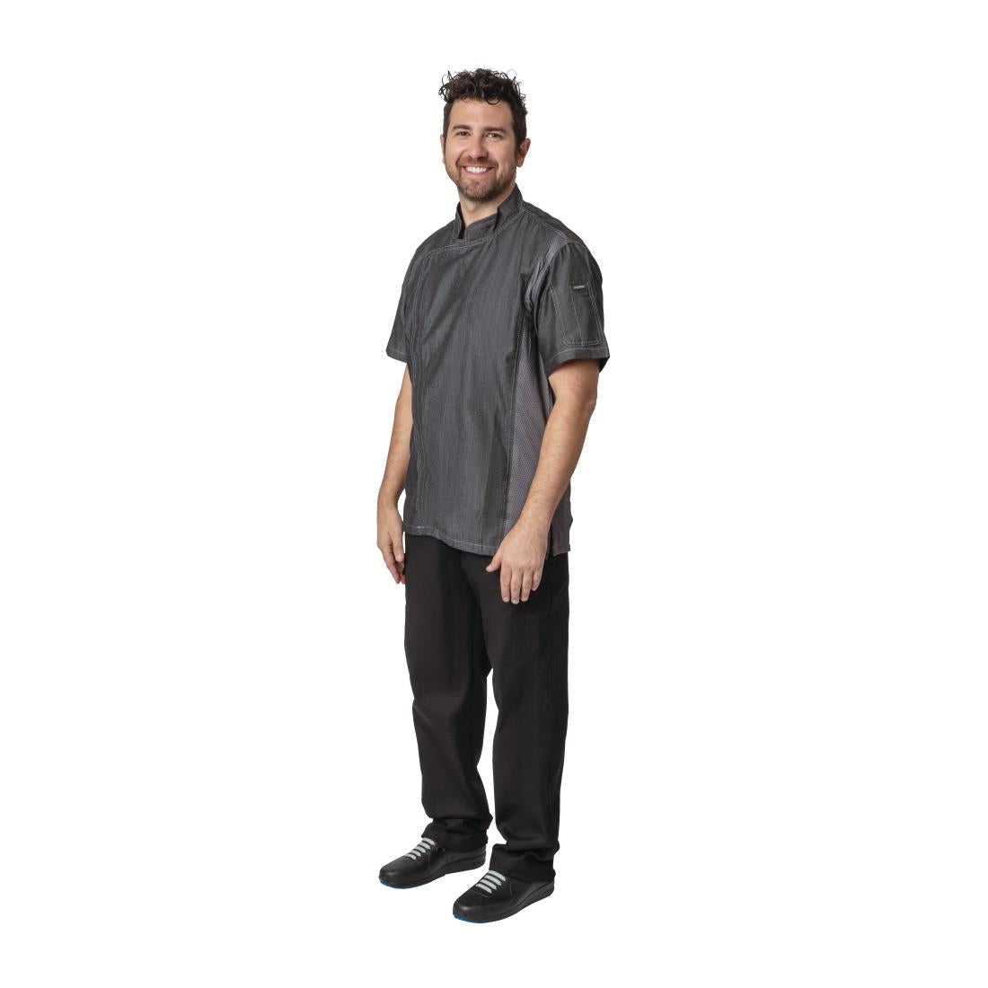 Chef Works Urban Delancey Short Sleeve Denim Chefs Jacket JD Catering Equipment Solutions Ltd