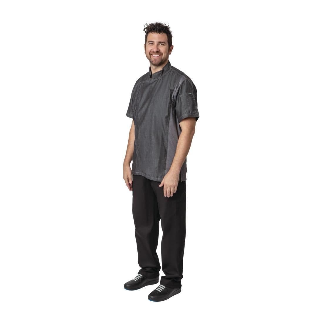 Chef Works Urban Delancey Short Sleeve Denim Chefs Jacket JD Catering Equipment Solutions Ltd