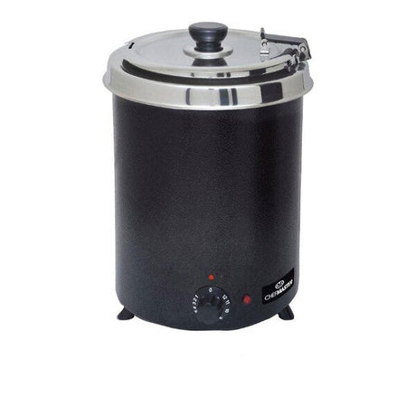 Chefmaster 6Ltr Soup Kettle - Stainless Steel/Black JD Catering Equipment Solutions Ltd