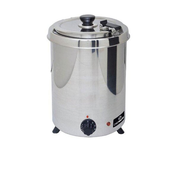 Chefmaster 6Ltr Soup Kettle - Stainless Steel/Black JD Catering Equipment Solutions Ltd
