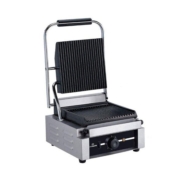 Chefmaster Single/Large Single/Double Contact Grill - Ribbed JD Catering Equipment Solutions Ltd
