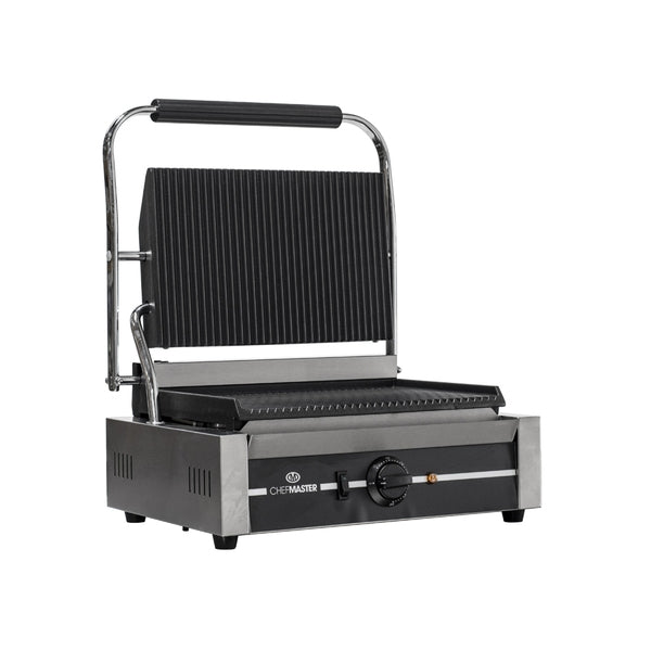 Chefmaster Single/Large Single/Double Contact Grill - Ribbed JD Catering Equipment Solutions Ltd