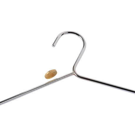 Chrome Plated Steel Hangers (Pack of 50) JD Catering Equipment Solutions Ltd