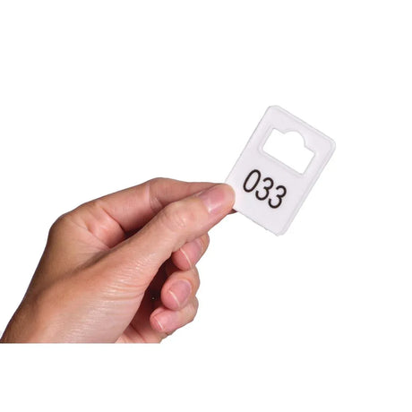 DP918 Chrome Plated Steel Hangers with Tags (Pack of 50) - JD Catering Equipment Solutions Ltd