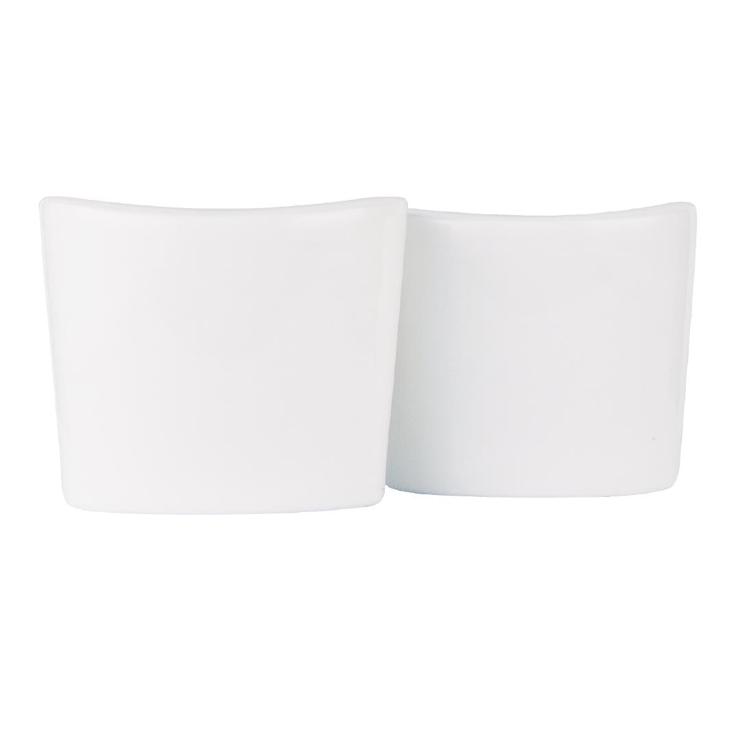 Churchill Alchemy Ambience Oval Salt Pots (Pack of 6) JD Catering Equipment Solutions Ltd