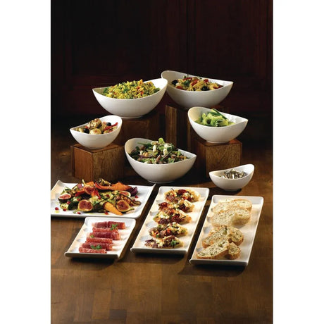 Y848 Churchill Alchemy Balance Rectangular Trays 300x 145mm (Pack of 6) - JD Catering Equipment Solutions Ltd