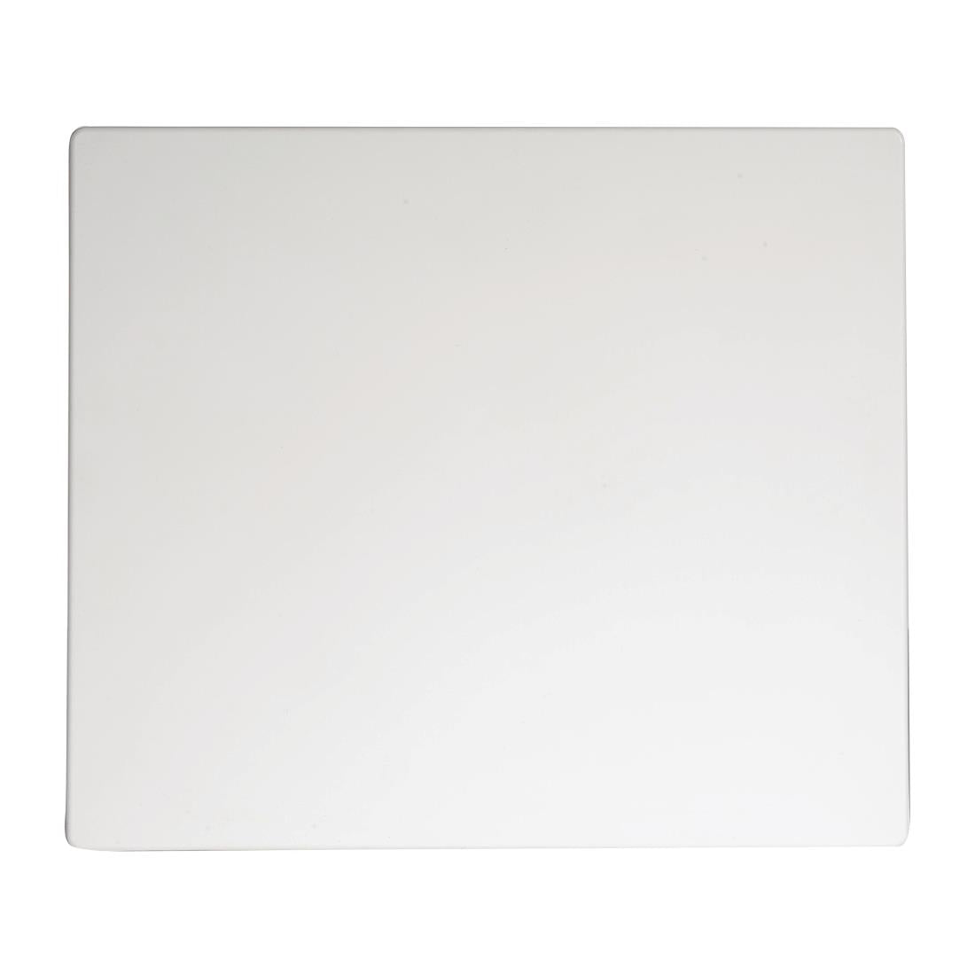 Churchill Alchemy Buffet Rectangular Melamine Tiles White 258mm (Pack of 6) JD Catering Equipment Solutions Ltd