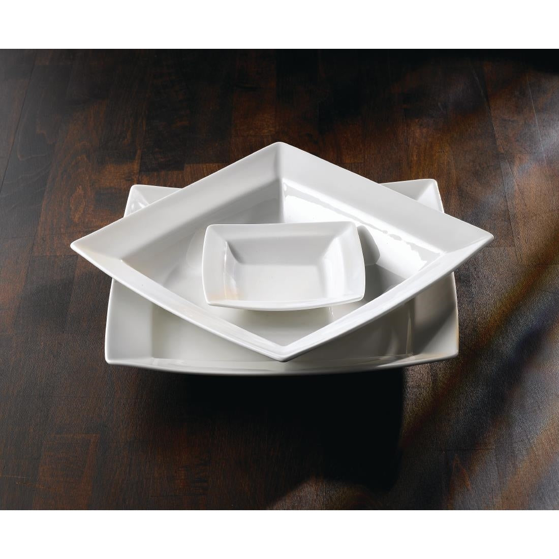 Churchill Alchemy Energy Square Bowls 100mm (Pack of 12) JD Catering Equipment Solutions Ltd