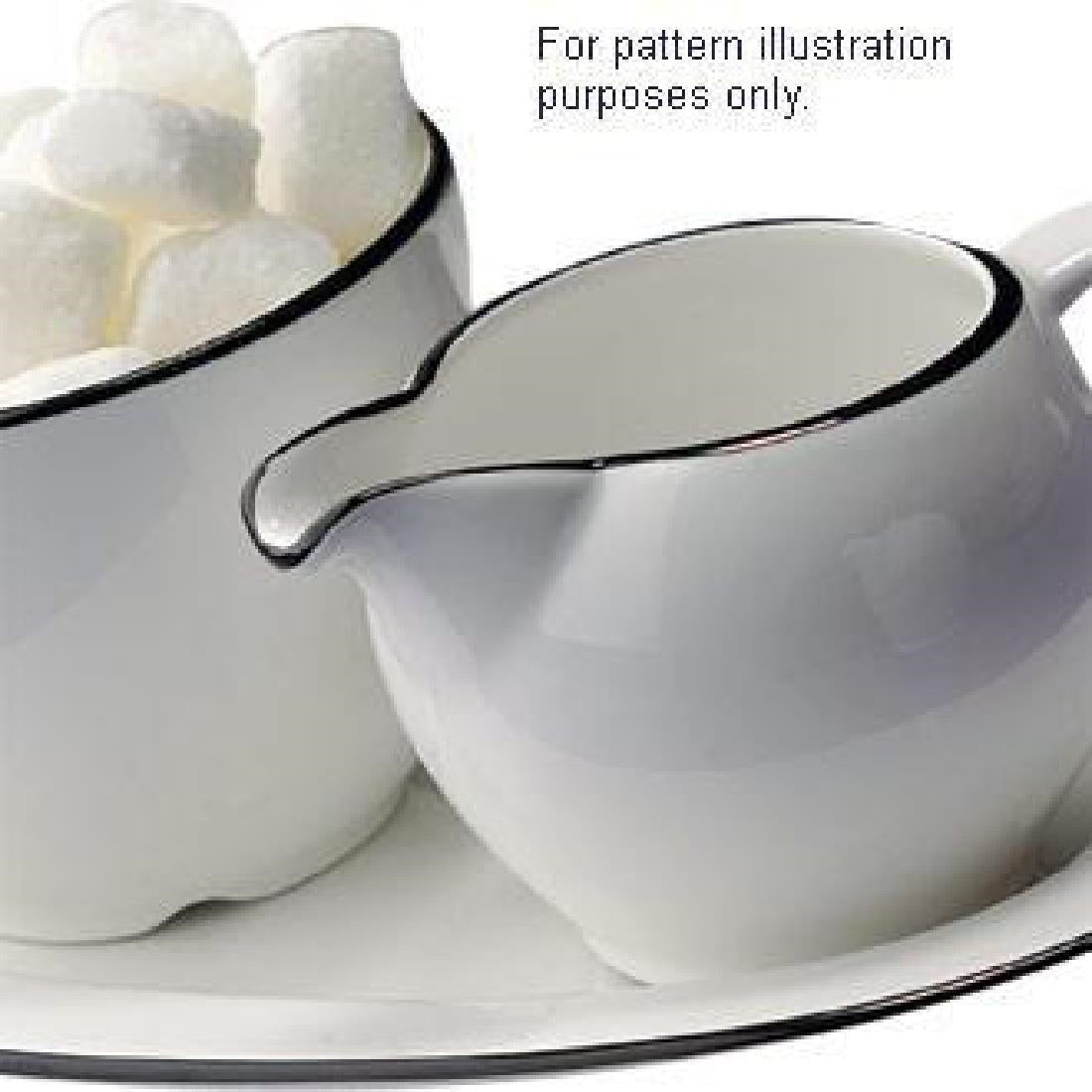 Churchill Alchemy Mono Rimmed Soup Bowls 230mm (Pack of 12) JD Catering Equipment Solutions Ltd