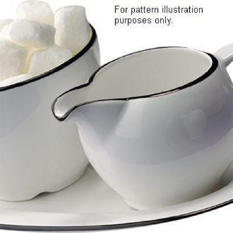 Churchill Alchemy Mono Rimmed Soup Bowls 230mm (Pack of 12) JD Catering Equipment Solutions Ltd