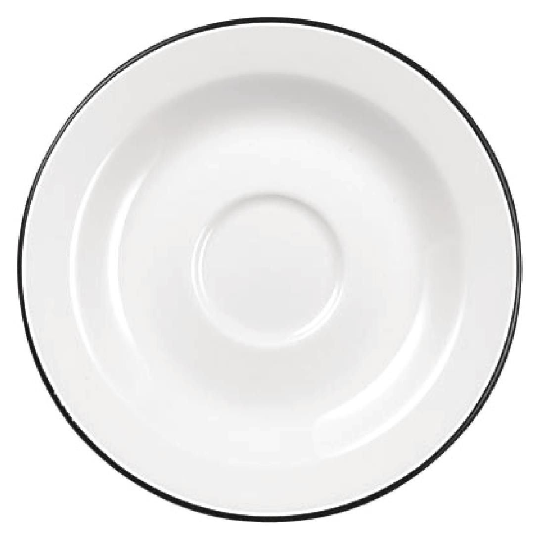 Churchill Alchemy Mono Saucers 125mm (Pack of 24) JD Catering Equipment Solutions Ltd