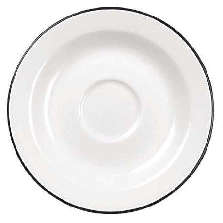 Churchill Alchemy Mono Saucers 125mm (Pack of 24) JD Catering Equipment Solutions Ltd