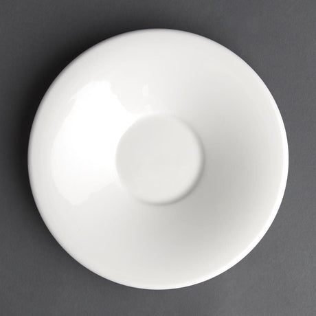 Churchill Art de Cuisine Menu Broad Rim Tea Saucers 165mm (Pack of 6) JD Catering Equipment Solutions Ltd